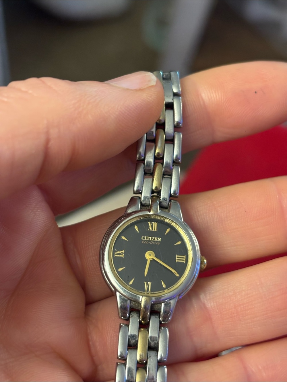 Citizens EcoDrive Two-Tone Silver & Gold Women’s Bracelet Watch